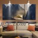 wall26 3 Panel Canvas Wall Art - Landscape of Mountains among the Clouds - Giclee Print Gallery Wrap Modern Home Decor Ready to Hang - 16"x24" x 3 Panels   